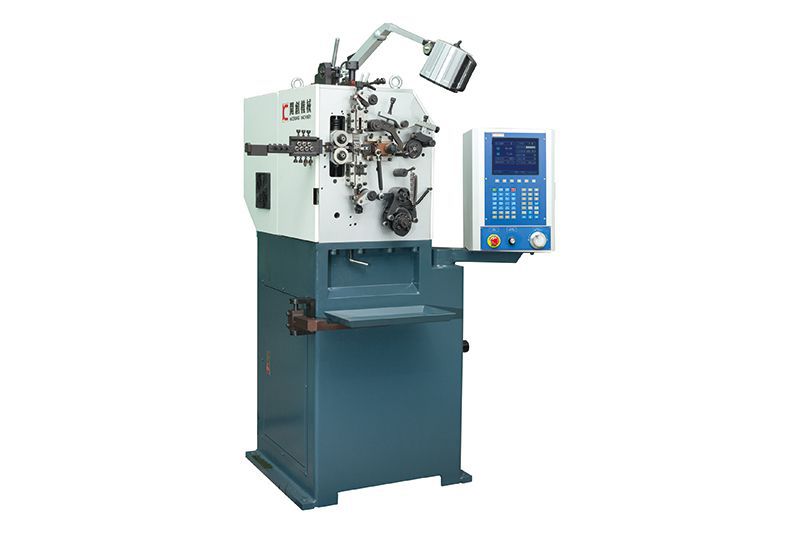 Enrolladora de resortes de 0.15-0.8mm, 400 pzas/min, 2 ejes, KCT-8C